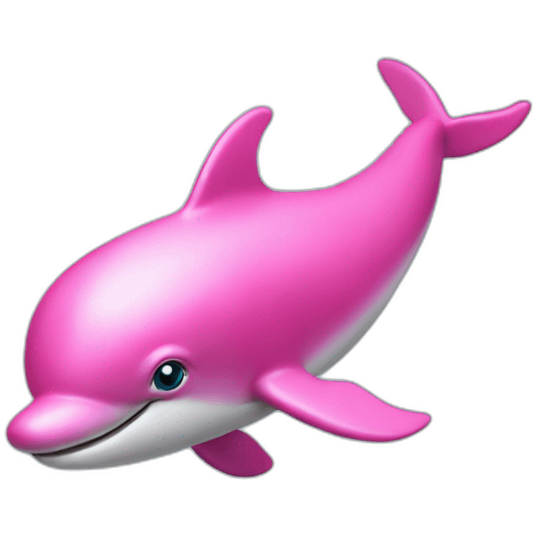 pink paraense dolphin emoji