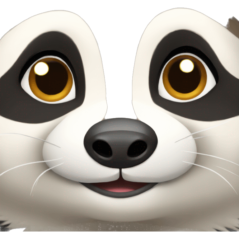 Fat raccoon  emoji