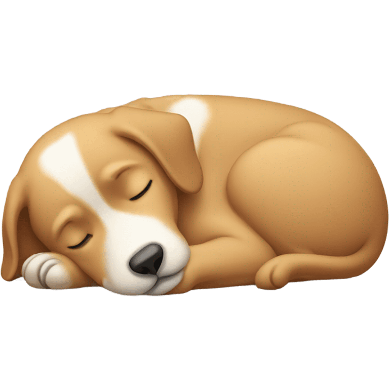 Sleeping dog emoji