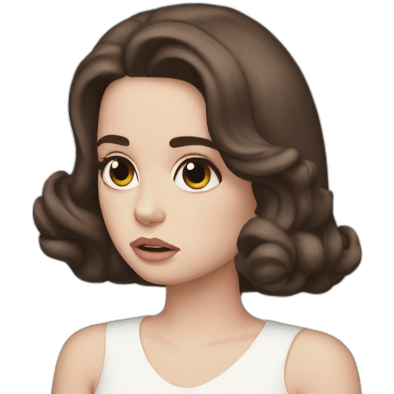 Lana del rey crying emoji