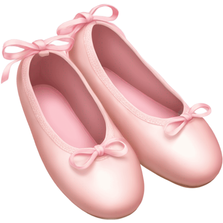 light pink ballet shoes emoji