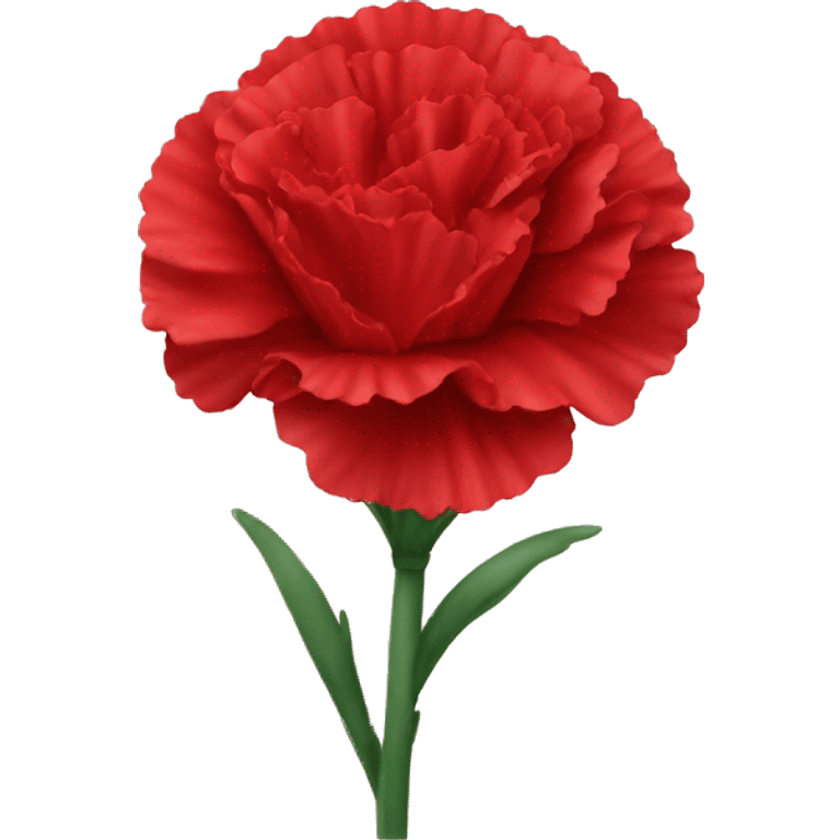 red carnation emoji