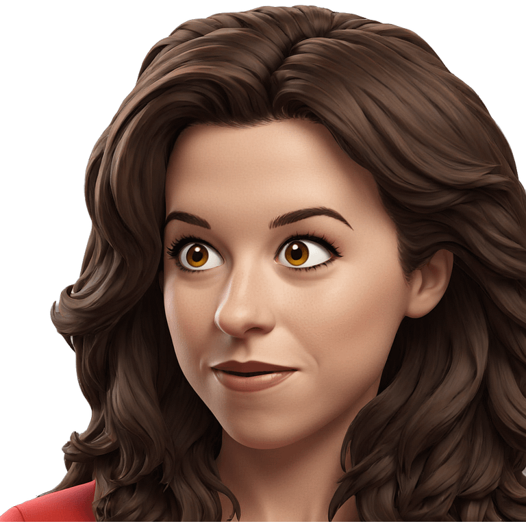 brown haired girl portrait emoji