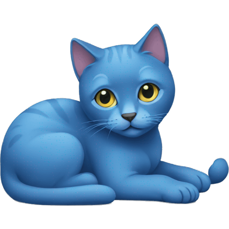 blue cat emoji