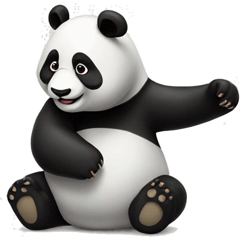 Panda with 5 legs emoji