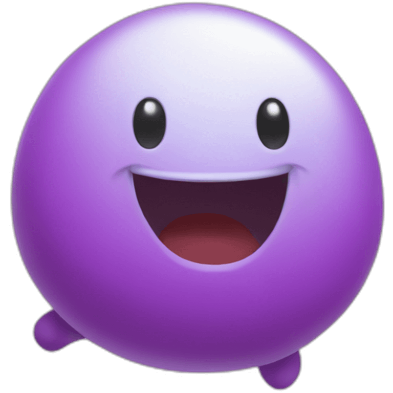 dancing blob simple but happy emoji