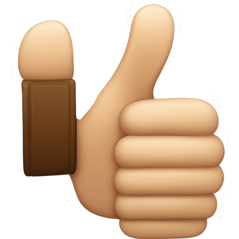 A thumbs Up, but also a thumbs down emoji