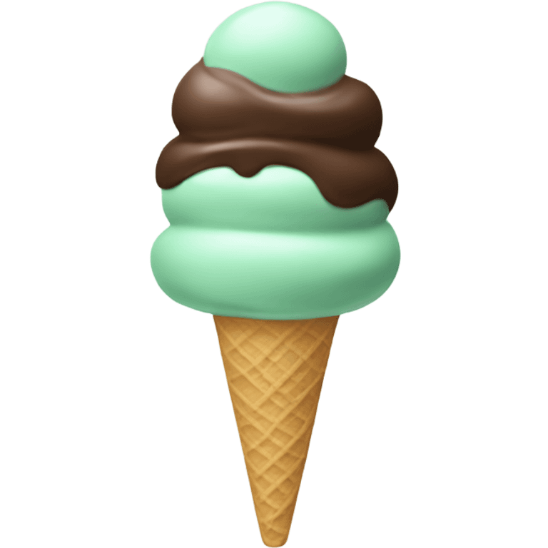 mint chocolate ice cream emoji