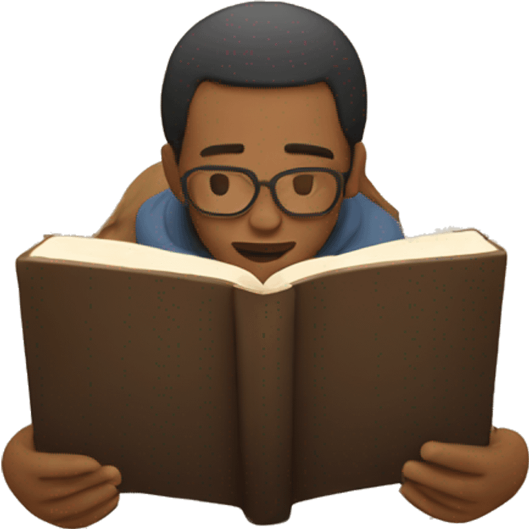 Person reading Bible emoji