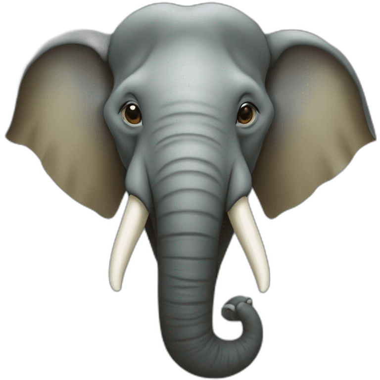 Borneo Pygmy Elephant head emoji