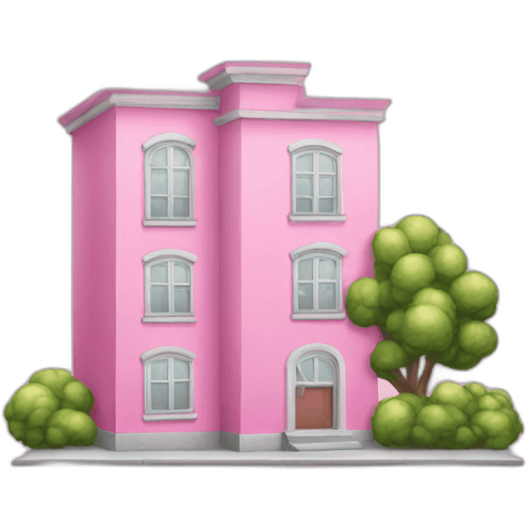 pink-apartment-building emoji