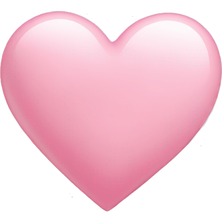 Light pink heart emoji