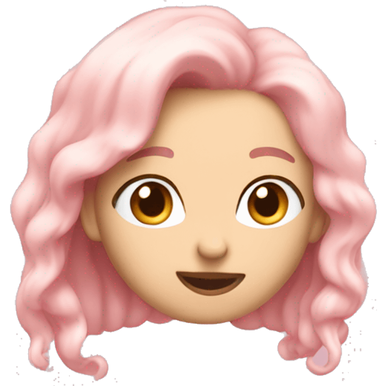 light pink geart emoji