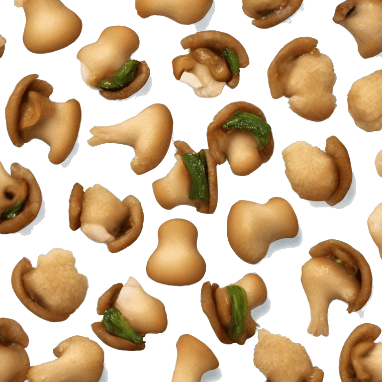 chinese chicken stir fry mushrooms emoji