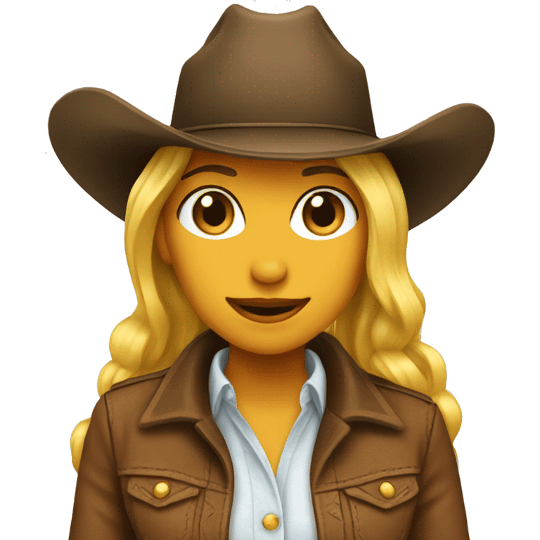 Cowgirl emoji