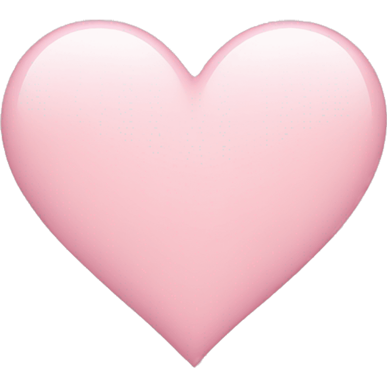 Light pink heart emoji