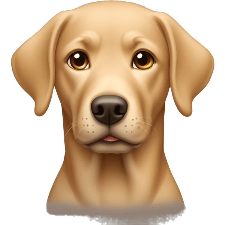 Light brown Labrador retriever  emoji