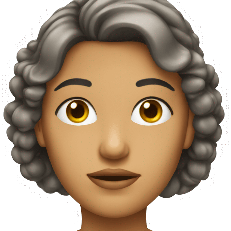 a woman's head  emoji