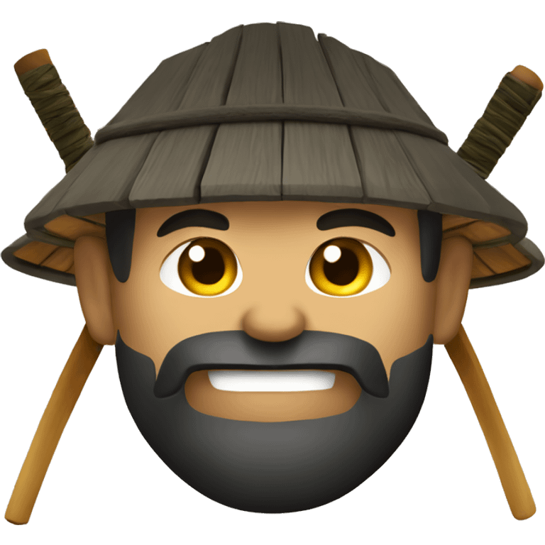 samurai take a sauna emoji