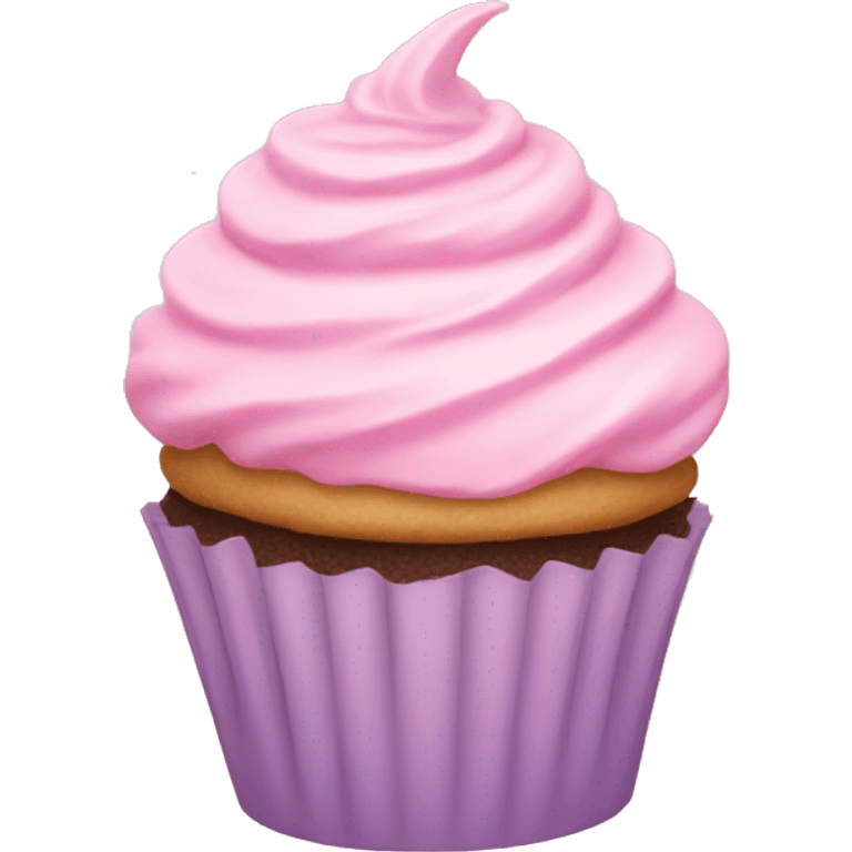 Pastel pink cupcake  emoji