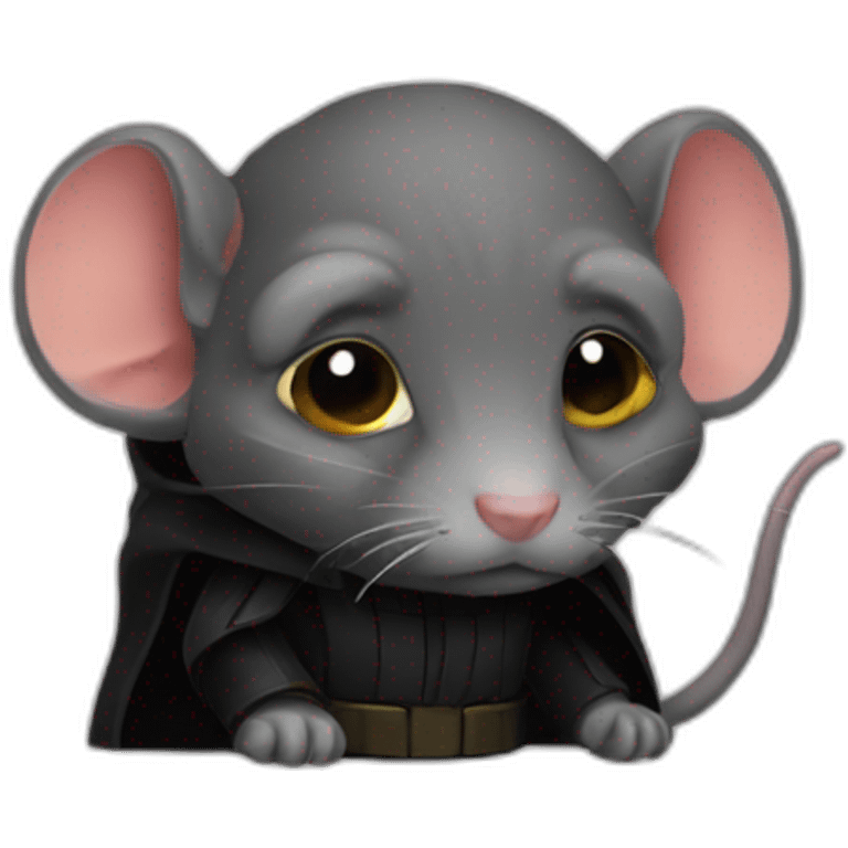 A sith lord rat emoji