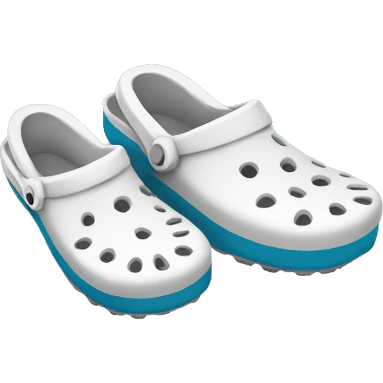 White crocs emoji