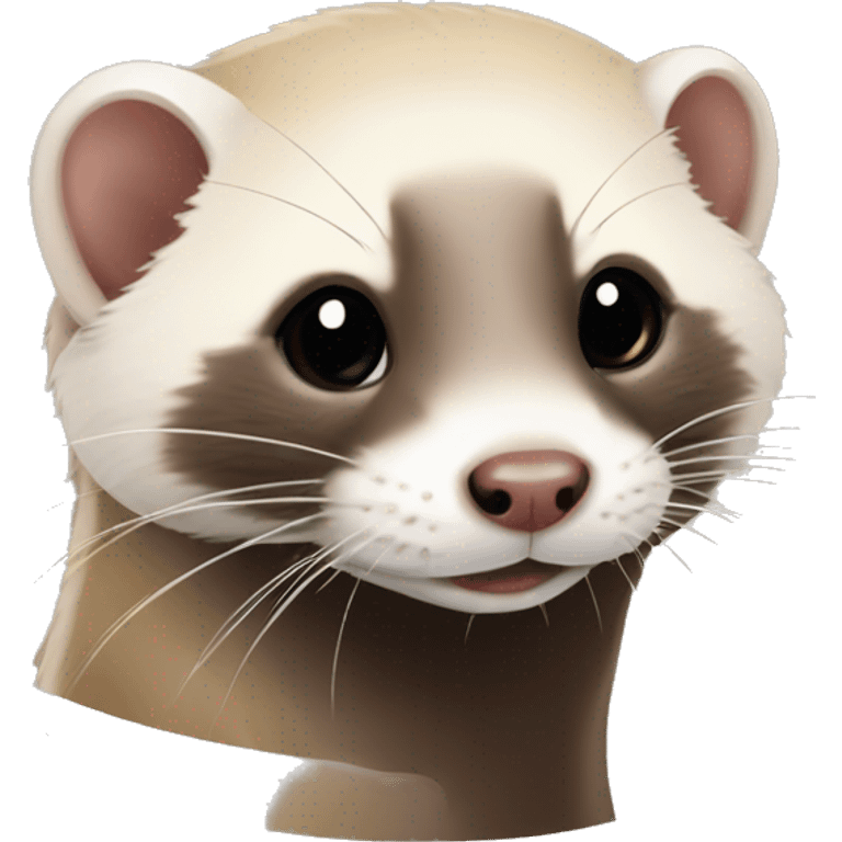 Ferret of colour champange  emoji