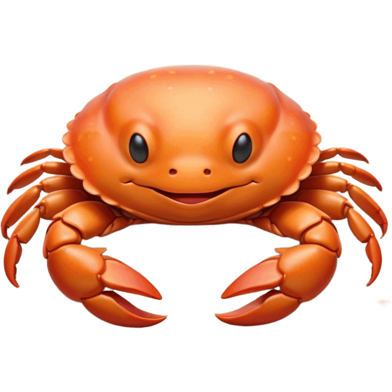 Meme-Worthy Cute Sleeping Baby Crab Portrait Emoji, Head and body resting peacefully with a contented smile, showcasing a petite, delicately armored form and eyes gently closed in serene slumber, Simplified yet adorably endearing features, highly detailed, glowing with a soft, drowsy coastal light, high shine, relaxed and utterly lovable, stylized with an air of playful laziness, soft glowing outline, capturing the essence of a sleeping baby crab that feels destined to become the next viral icon of adorable rest! emoji