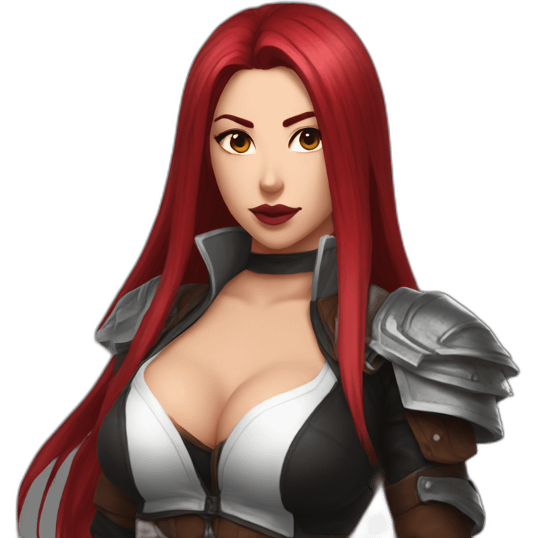 Katarina posing nsfw sfw emoji