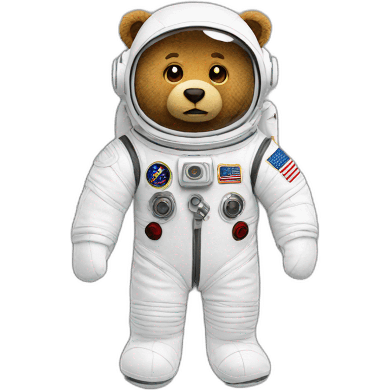 astronaut plush bear emoji