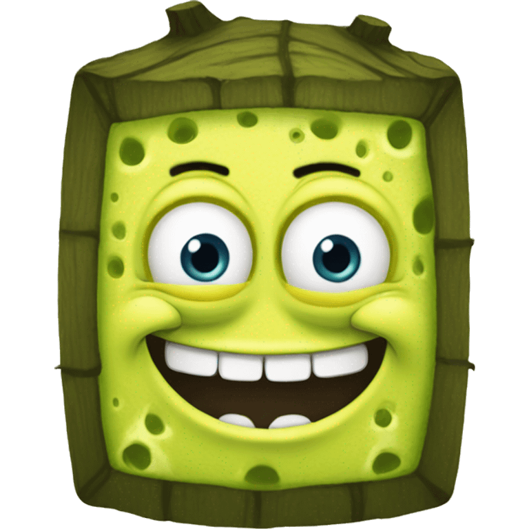 spongebob as shrek emoji