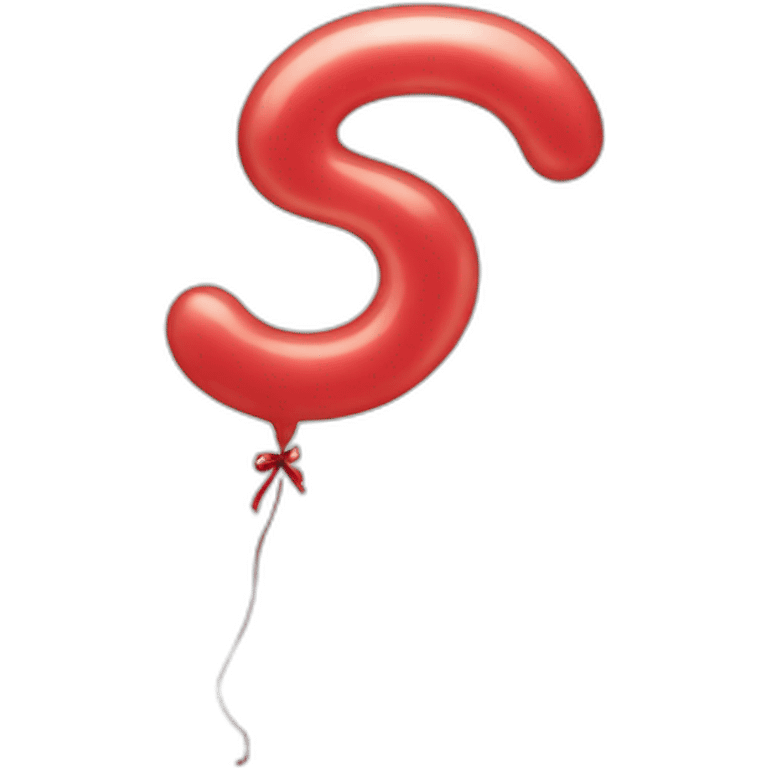 Balloon with an H in the middle emoji