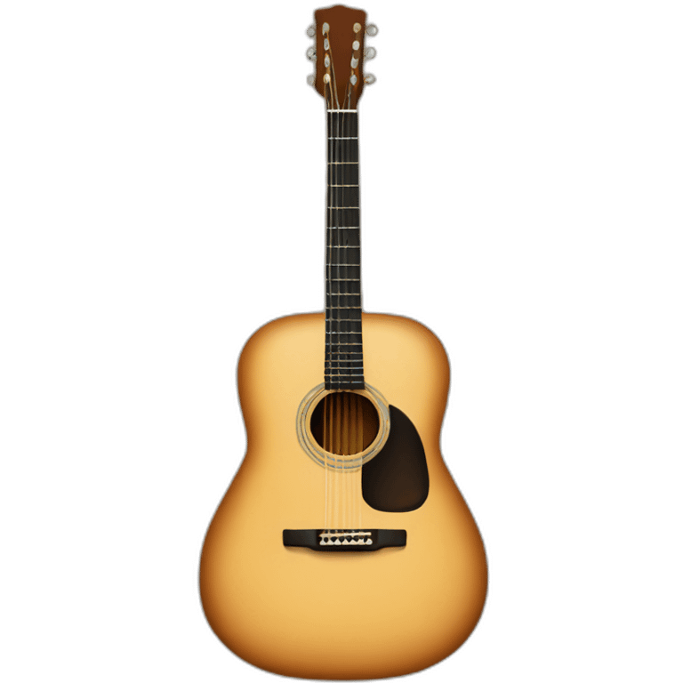 Acoustic guitar emoji