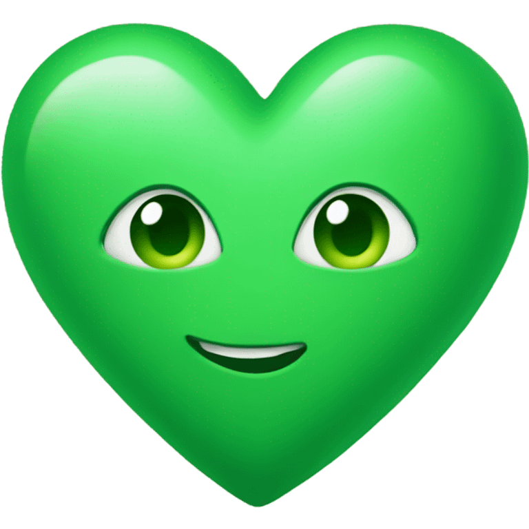 Green heart emoji