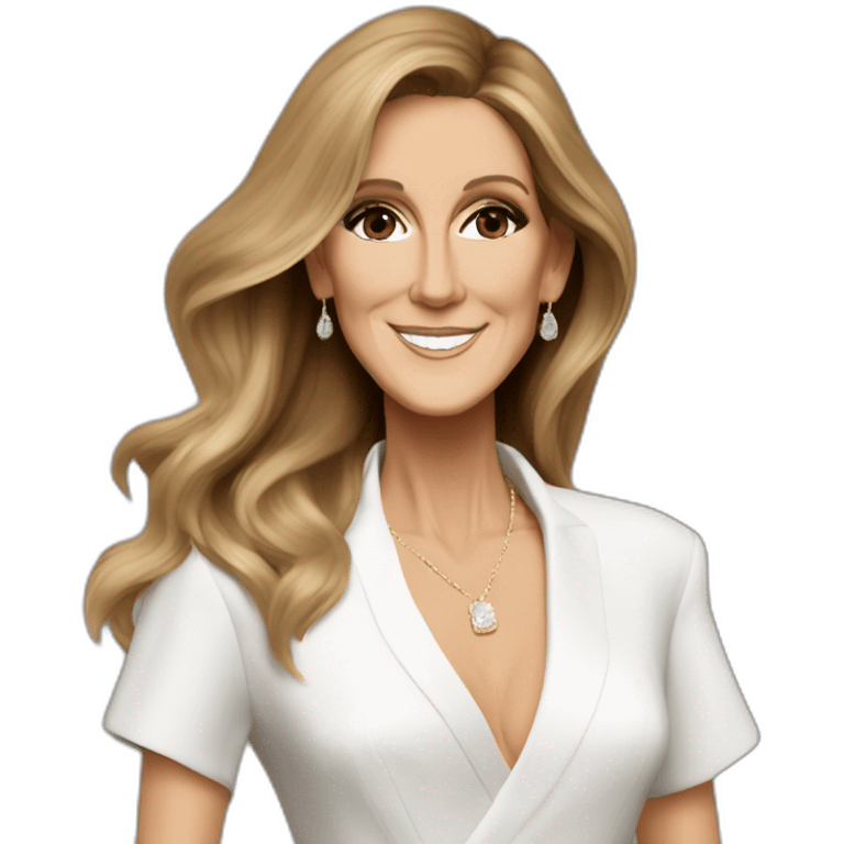 Céline Dion Say hello emoji