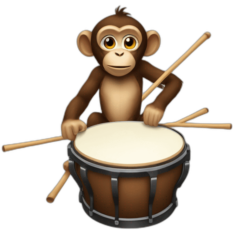 monkey that makes timpani collide emoji