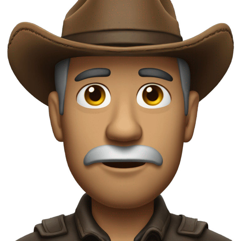 Sad cowboy emoji