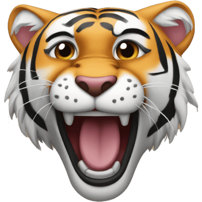 Tiger heart emoji