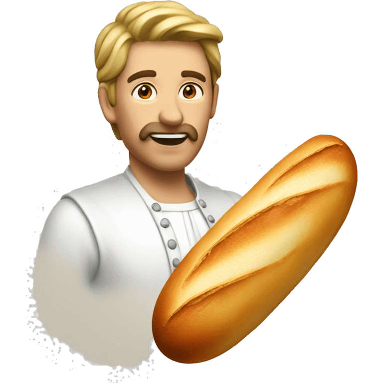 une pastèque avec un visage et une baguette magique emoji