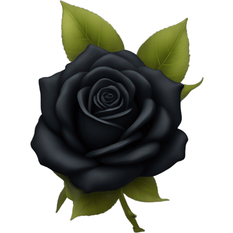 Black rose emoji