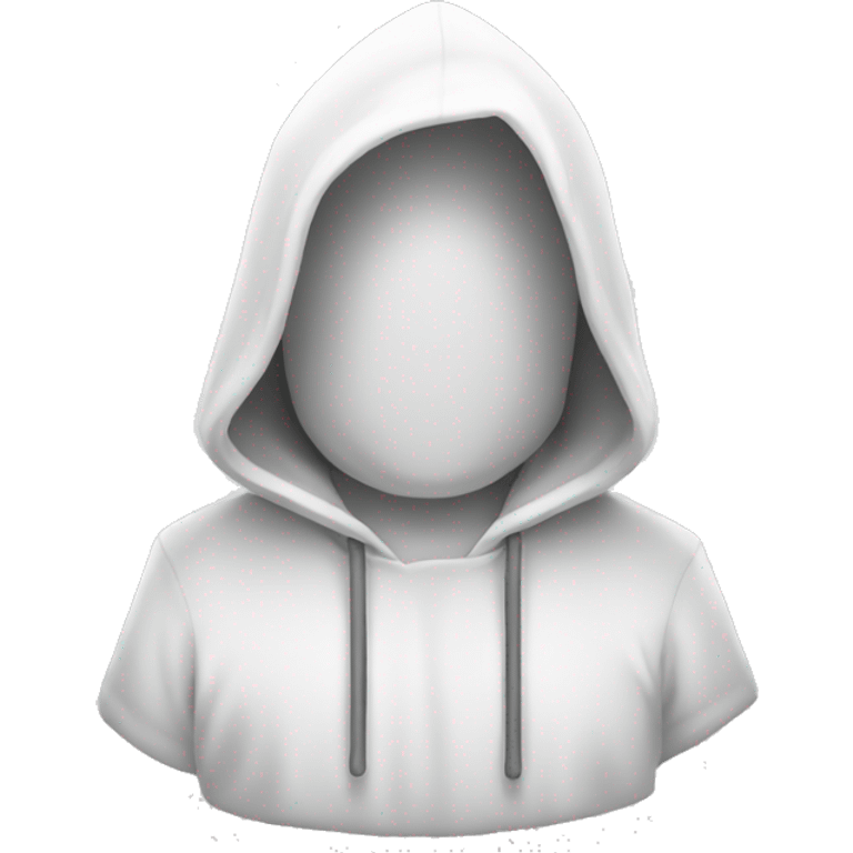 White hooded emoji with a K on the chest emoji