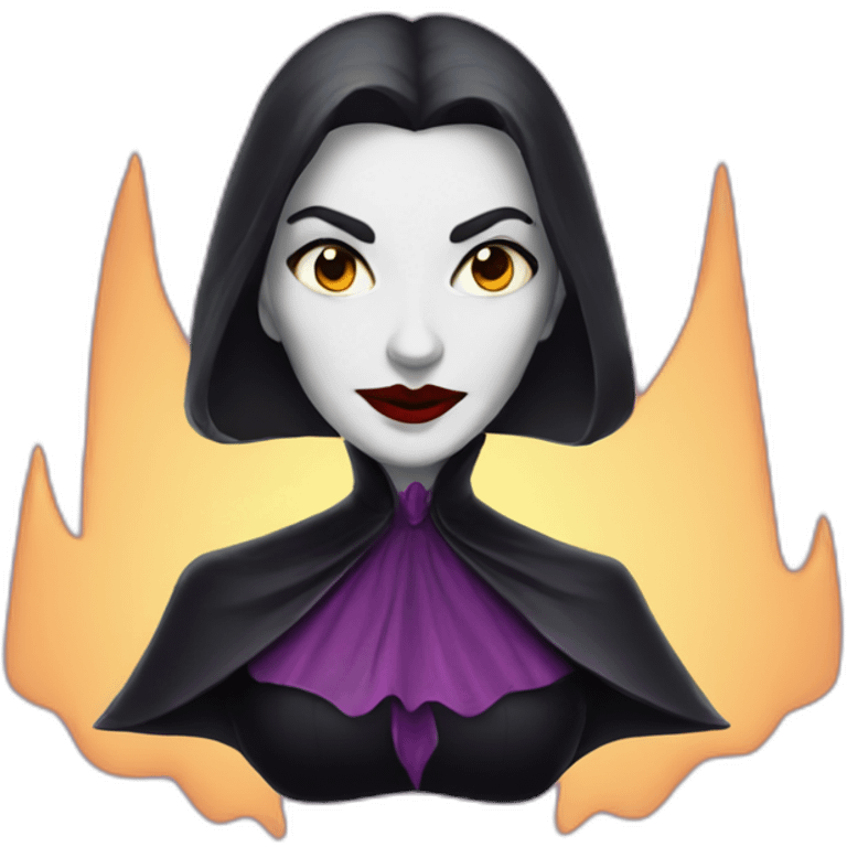 Drácula mujer emoji