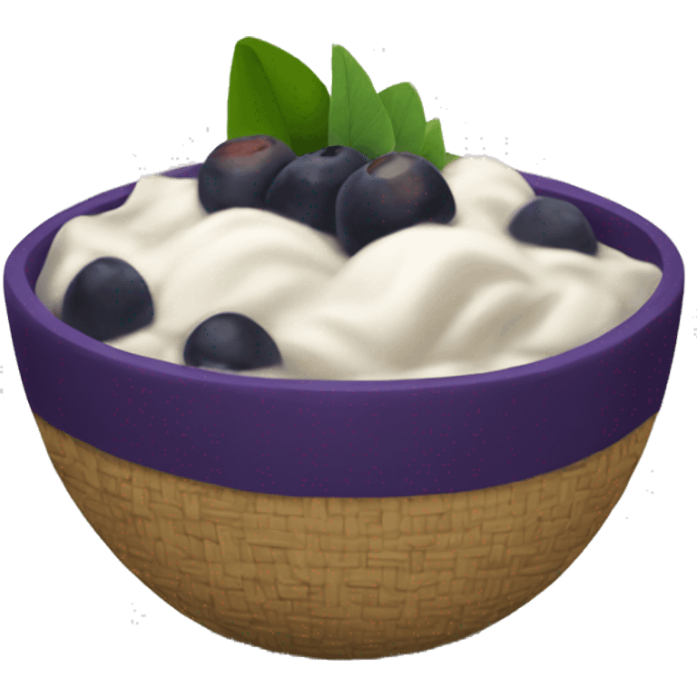 açaí bowl emoji