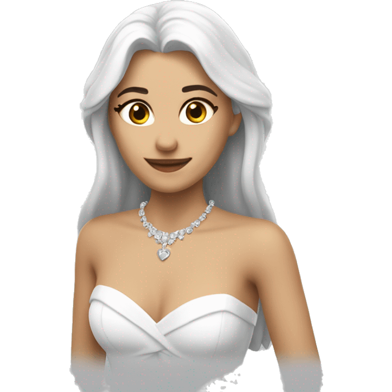 Corazon blanco para novios emoji