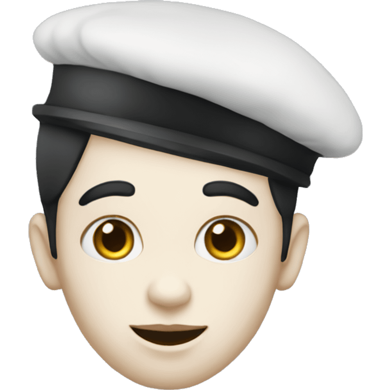 Mime french boy emoji