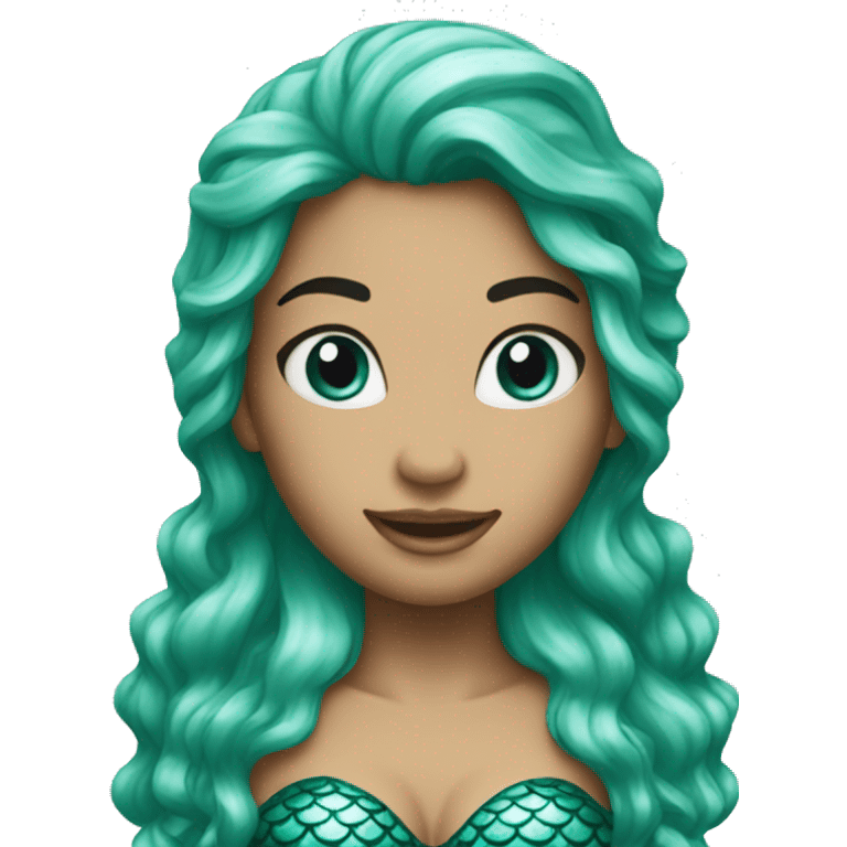 Make it look like a Mermaid emoji