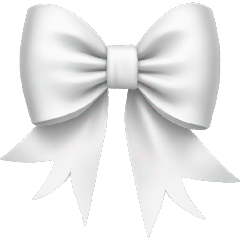 White bow emoji