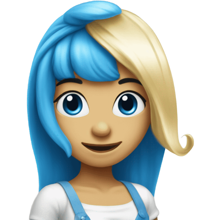 Smurfette emoji