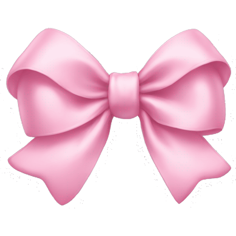 Baby pink bow emoji