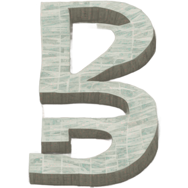 Money letter b emoji